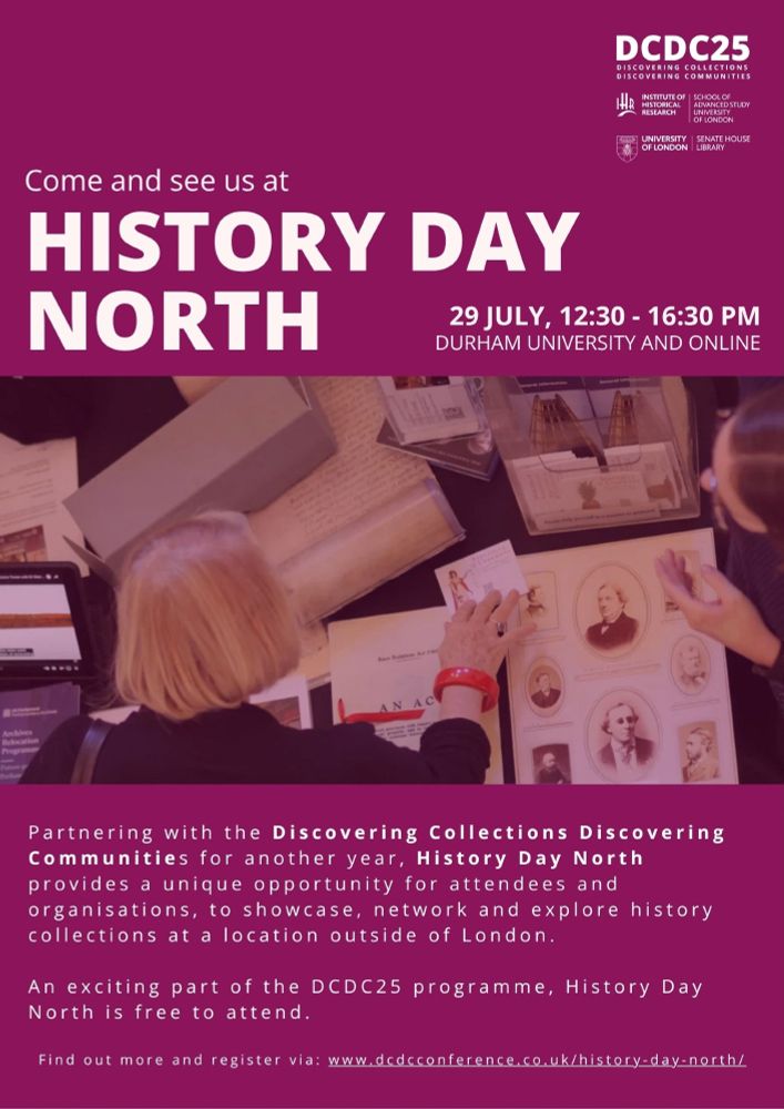 History Day North poster advertising the event.