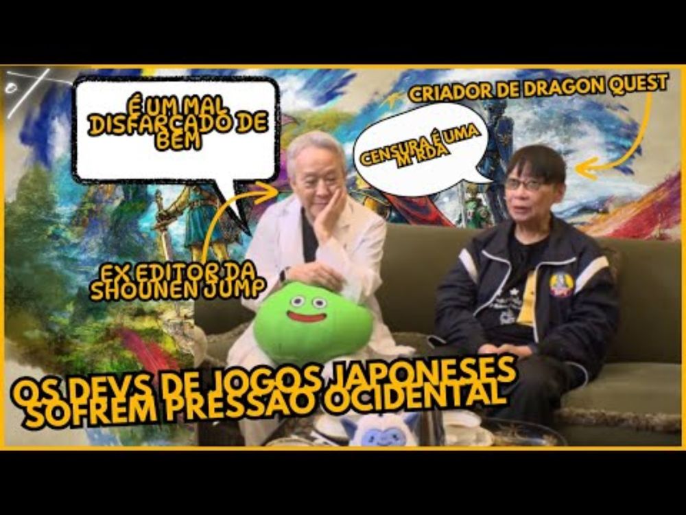 O Ocidente Está Forçando a Censura em Jogos Japoneses! Criador de Dragon Quest faz duras criticas