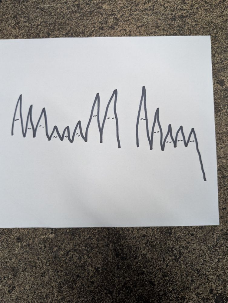 Doesn't Donnie t's signature look like a Klan rally?