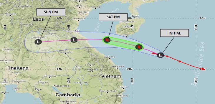 08.29.2025 -@DTNWeather Tropical Depression 20 mid-morning advisory