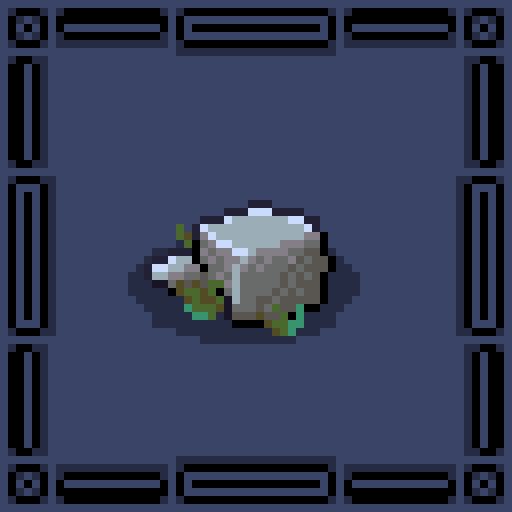 it's a pixelart rock