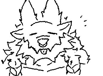 Zinogre headshot sticking out his tongue