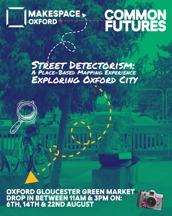 A poster for Street Detectorism, with the name and date of the event