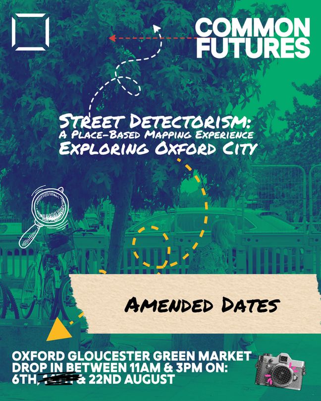 Street Detectorism poster with amended dates