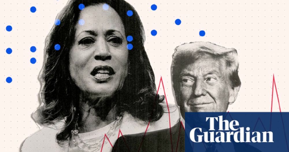 Kamala Harris now leads in US polls but state-level data puts race on knife-edge