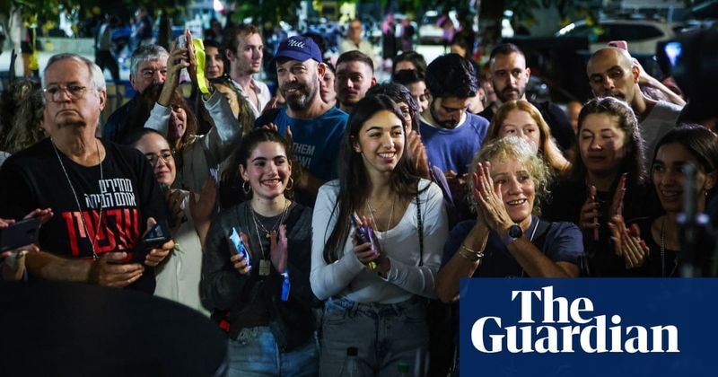 ‘It brings hope’: in Tel Aviv plaza cheers greet news of hostage release