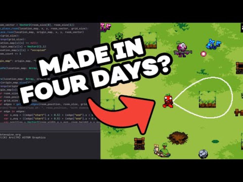 How to Finish A Game In Four Days  - GMTK 2025 Devlog