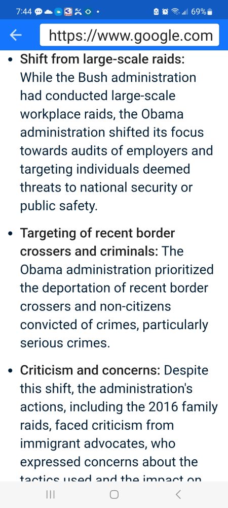 Explanation of Obama policy immigration tactics 