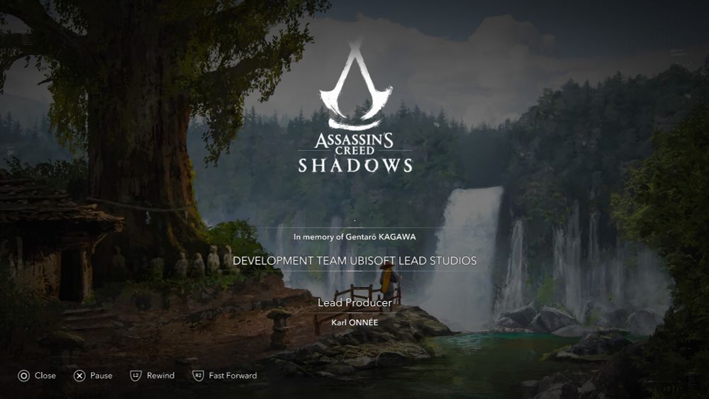 Picture of credits for Assassin's Creed Shadows 