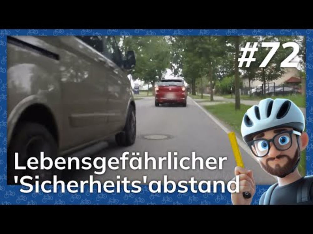 ↔️ Lebensgefährlicher 'Sicherheits'abstand und gefährliche Begegnungen – Berlin Cycling Diary #72