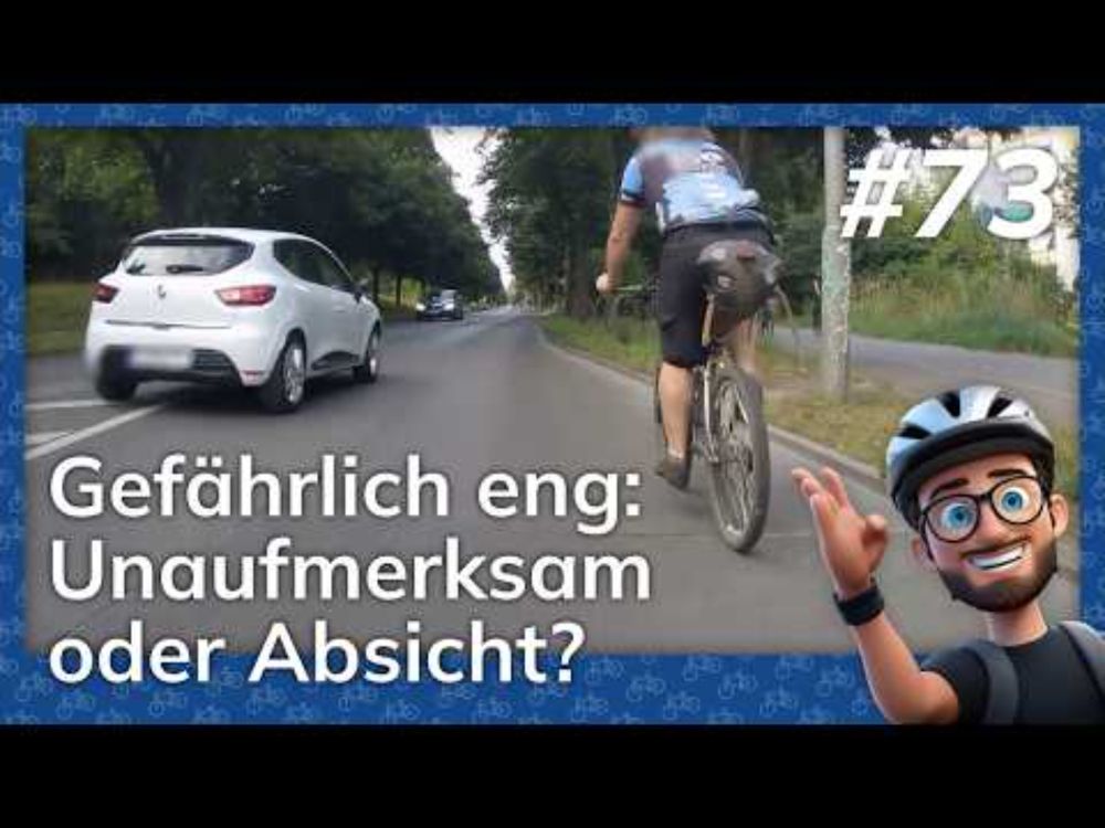 ⚠️ Gefährlich eng: Unaufmerksam oder Absicht? – Berlin Cycling Diary #73