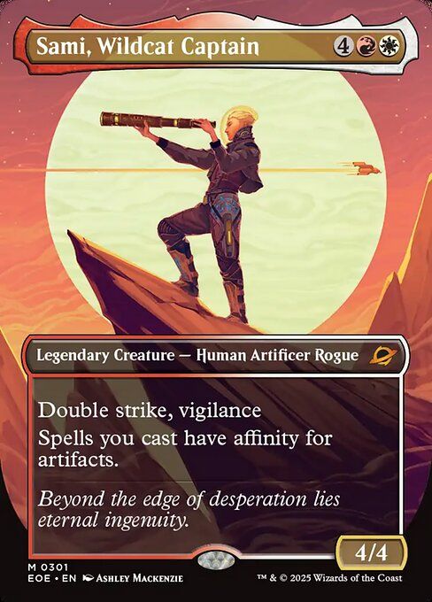 The MtG card Sami, Wildcat Captain