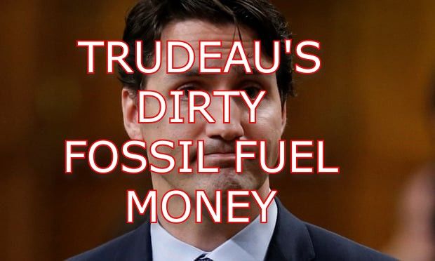 TRUDEAU'S DIRTY FOSSIL FUEL MONEY Trudeau banking on his liberal charm will soothe things over Bill McKibben 2018 original photograph Chris Wattie  