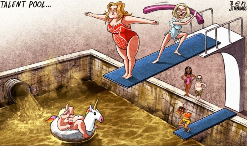 TALENT POOL BEN JENNINGS CARTOONS 