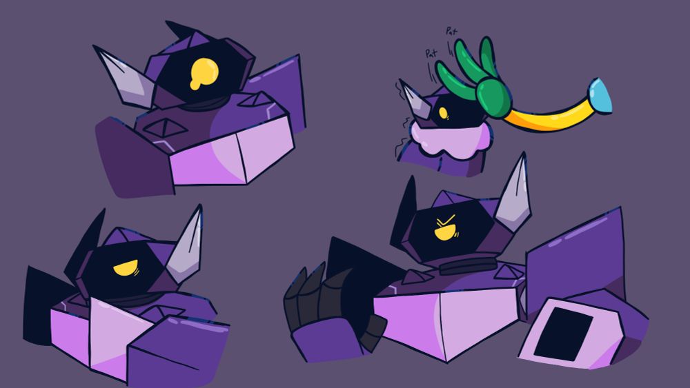 Some art of Shockwave from The Transformers.