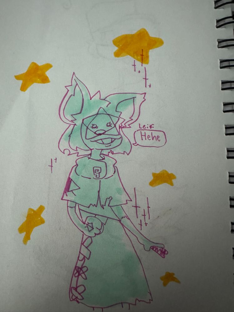 A doodle of my OC Leif 