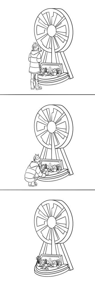 Comic where Korrina visits AZ’s grave and leaves flowers