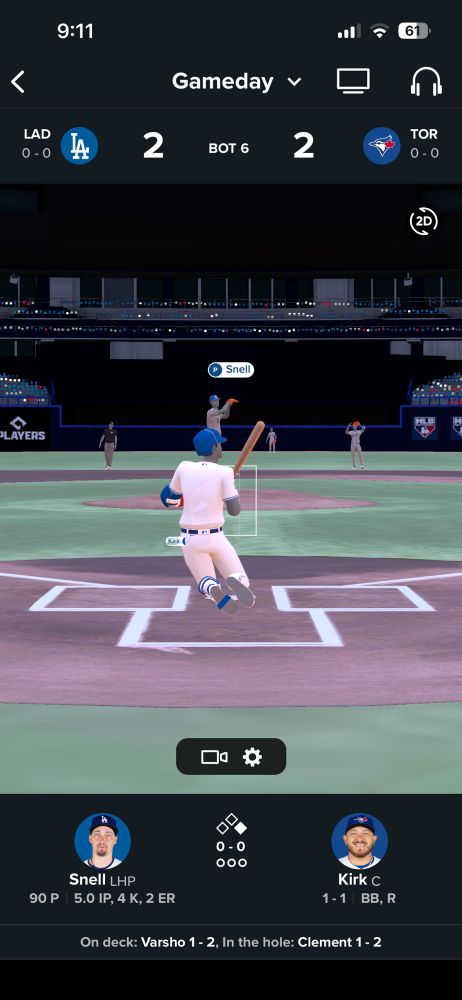 A 3d rendering of a better kneeling being home plate, still holding his bat