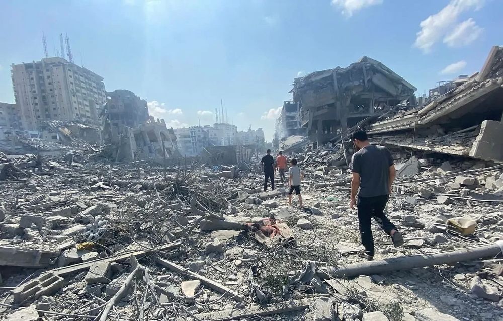Gaza destruida por los bombardeos de Israel 