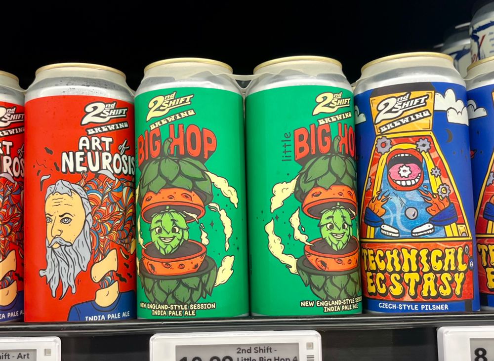 Art, Lil Bog Hop and Tech Ecstasy in cans 
