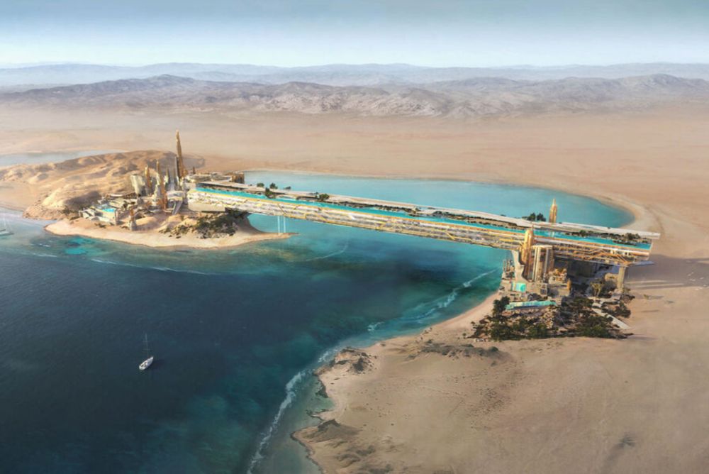 Cet hôtel au-dessus d'un lagon est la dernière folie de l’Arabie saoudite dans le cadre du projet de mégalopole Neom - L'Usine Nouvelle