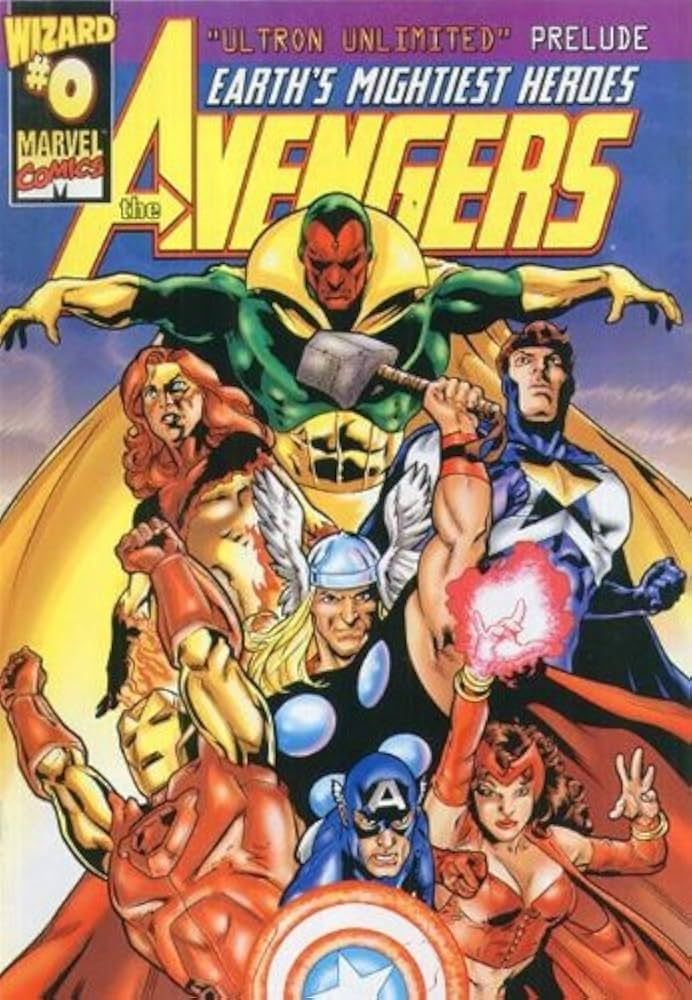 Avengers number 0 cover. Ultron Unlimited Prelude.