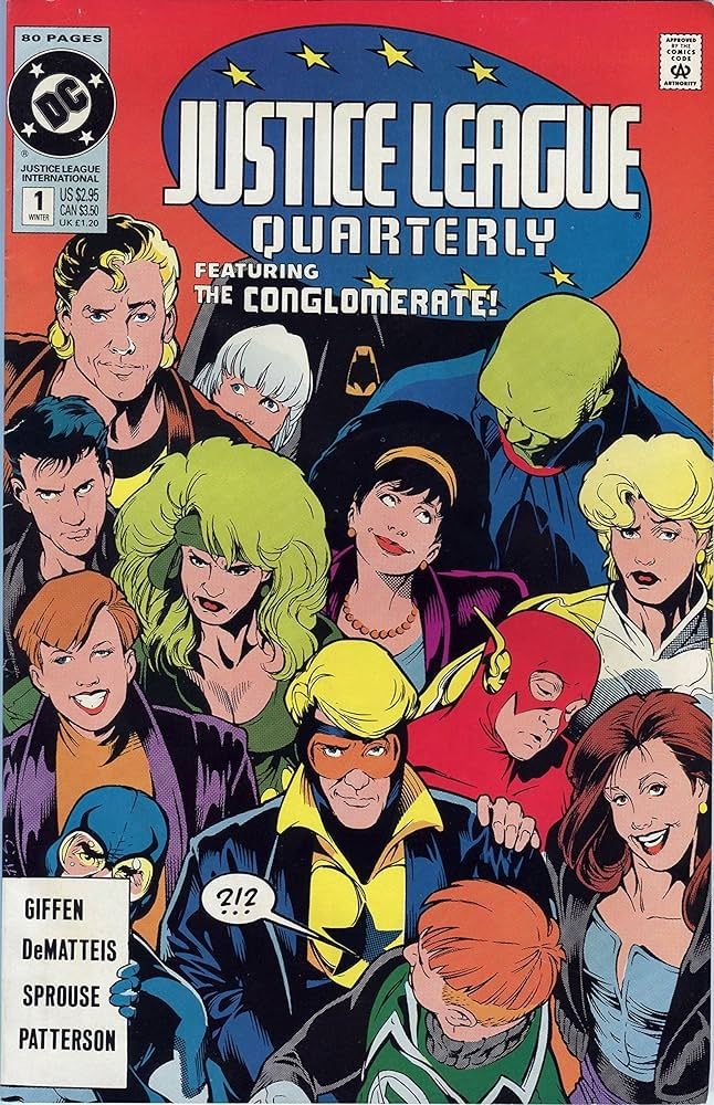 Justice League Quarterly #1 cover by Adam Hughes. 