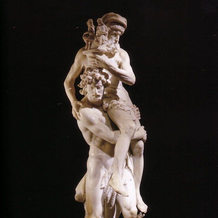 Statue of Aeneas carrying Anchises.