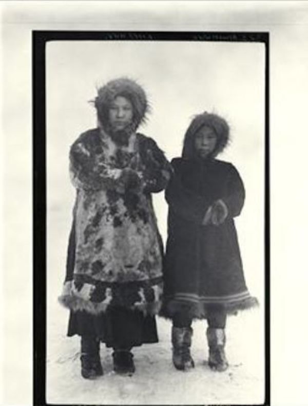 Two women in Inuk clothing.