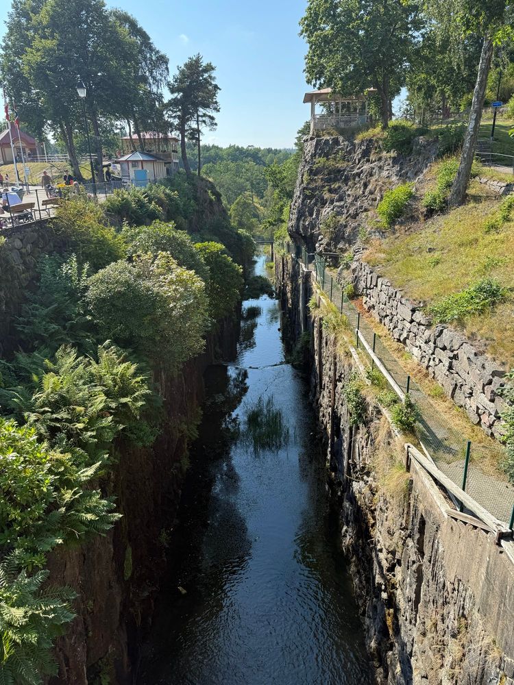 Slusene fra 1800 slik de ser ut i dag. 