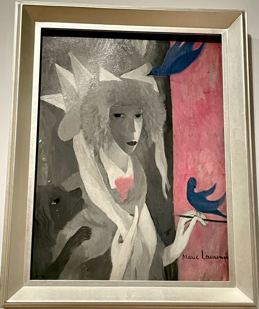 "The Woman-Horse" by Marie Laurencin. c. 1918. Musee Laurencin. (Currently hanging in MoMA's cubism room.) 