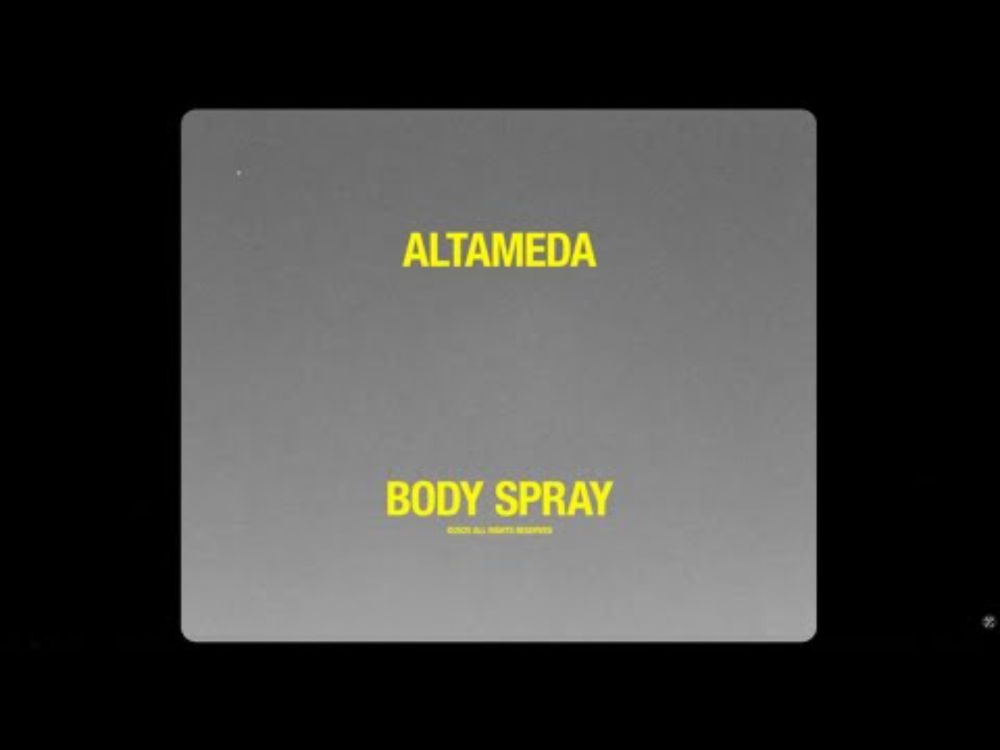 ALTAMEDA "Body Spray" [Official Lyric Video]