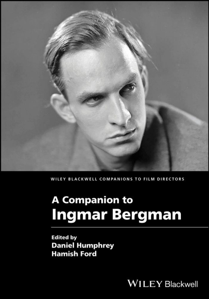 the front cover of a book called A Companion to Ingmar Bergman, featuring a picture of the director.