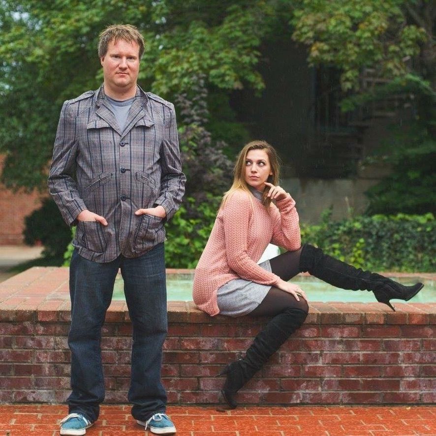 My friend Ryan Gearhart to this photo!  Haley and myself!