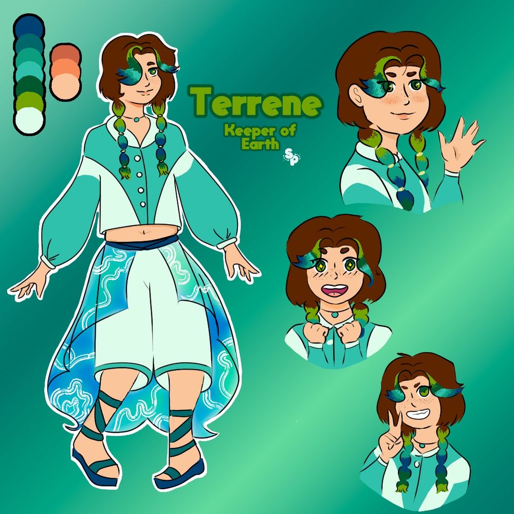 Terrene Keeper of Earth 
Original Character Art 