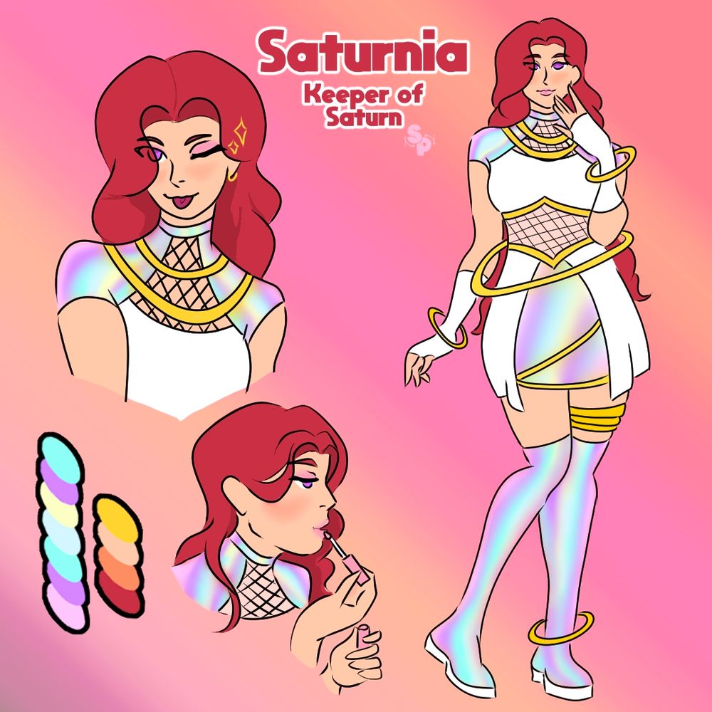 Character ref
Oc : Saturnia "Keeper of Saturn" 