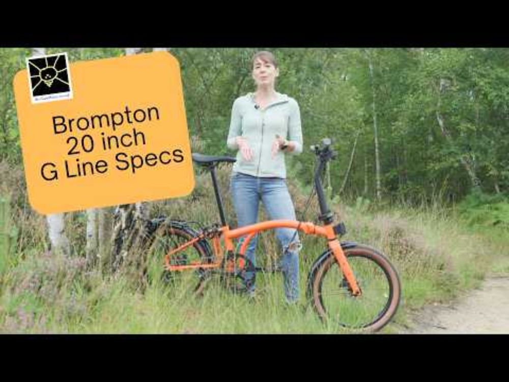 Brompton G Line - The 20 inch wheel Brompton