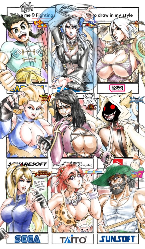Fighting game fanart requests.