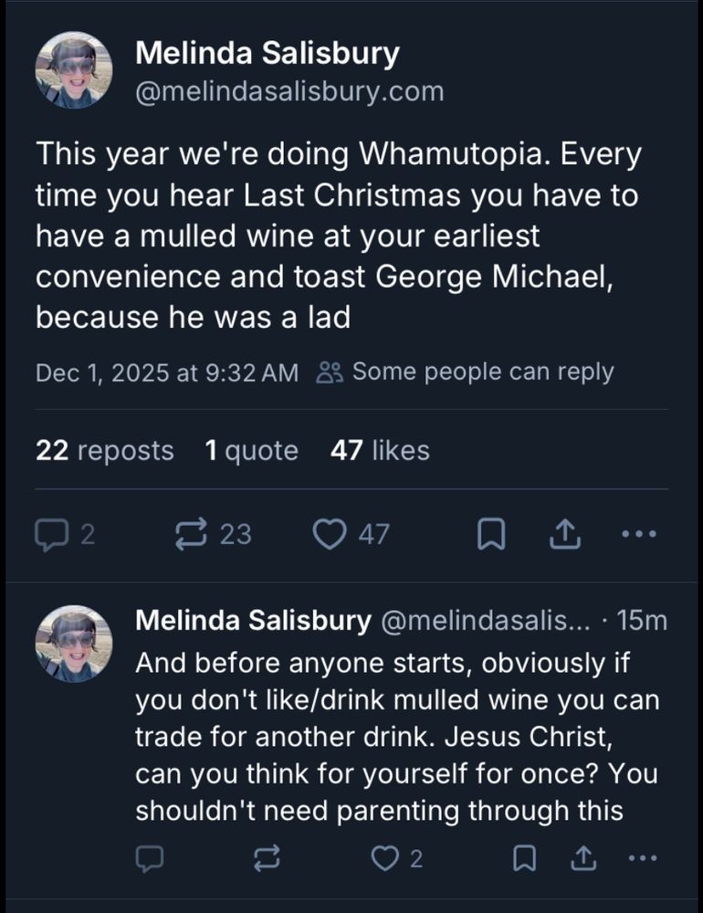 A picture of ridiculous post.