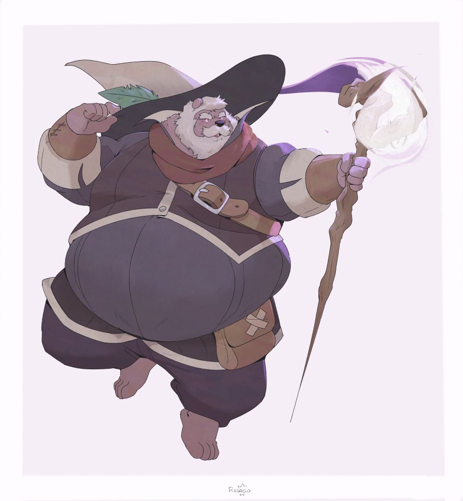 Exo in his 60s, as he would canonically look, but as an experienced grand wizard, protecting the world from evil!