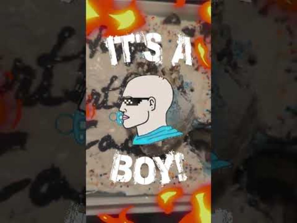 BIRTHDAY CAKE GENDER REVEAL!