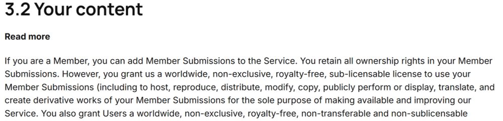 Extract from ResearchGate terms and conditions:

'3.2 Your content

If you are a Member, you can add Member Submissions to the Service. You retain all ownership rights in your Member Submissions. However, you grant us a worldwide, non-exclusive, royalty-free, sub-licensable license to use your Member Submissions (including to host, reproduce, distribute, modify, copy, publicly perform or display, translate, and create derivative works of your Member Submissions for the sole purpose of making available and improving our Service.'