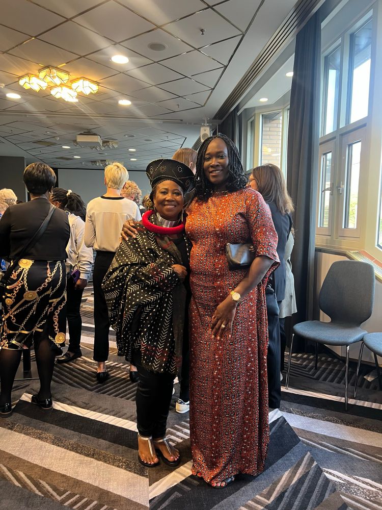 With the amazing Dorcas- an incredible nurse leaders across 