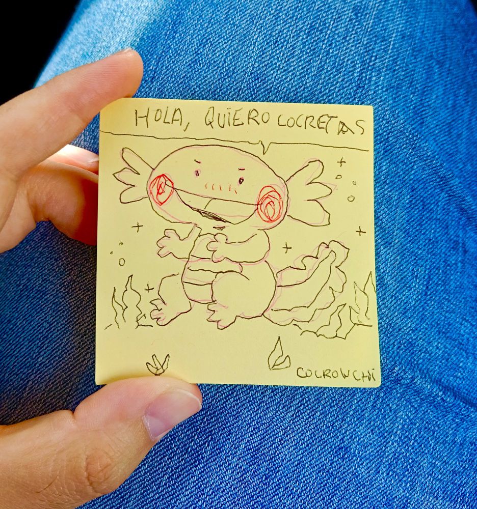 Dibujo de un ajolote