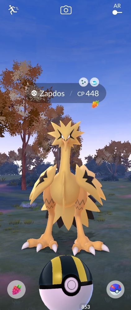 Shiny galarian bird zapdos