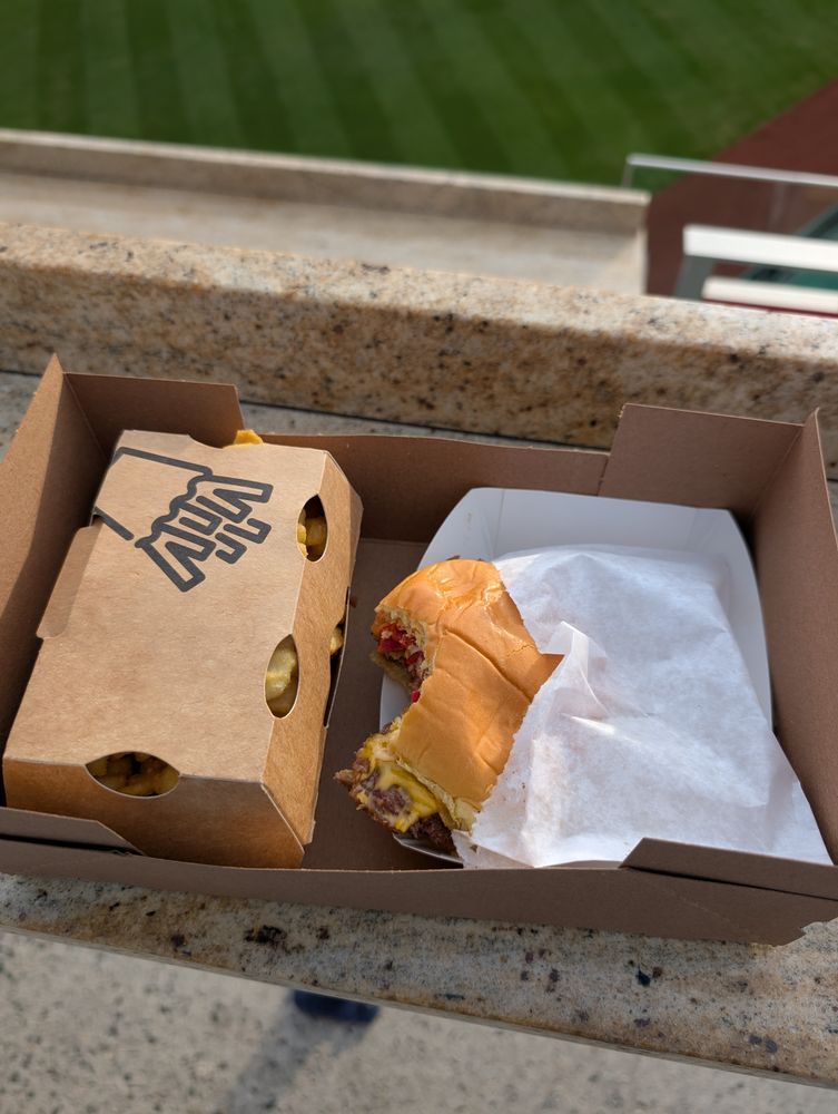 smokejack burger and fries