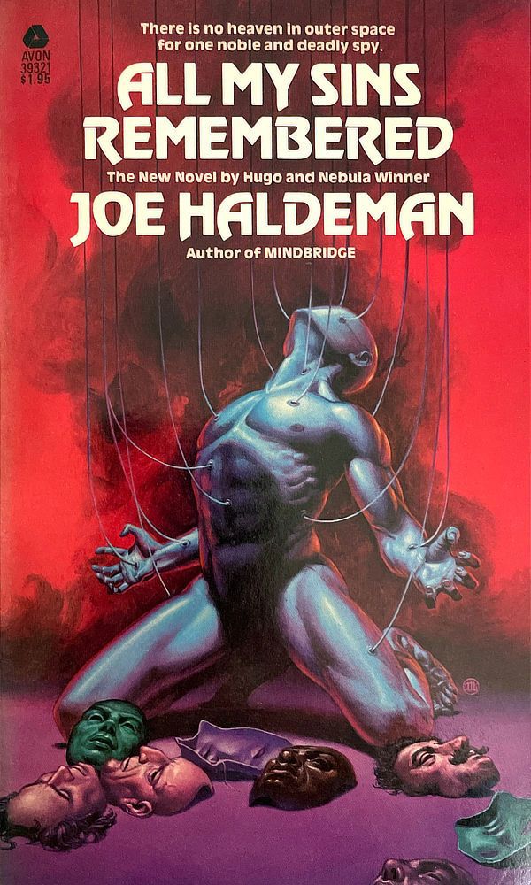 Book cover for ALL MY SINS REMEMBERED by Joe Haldeman, published by Avon