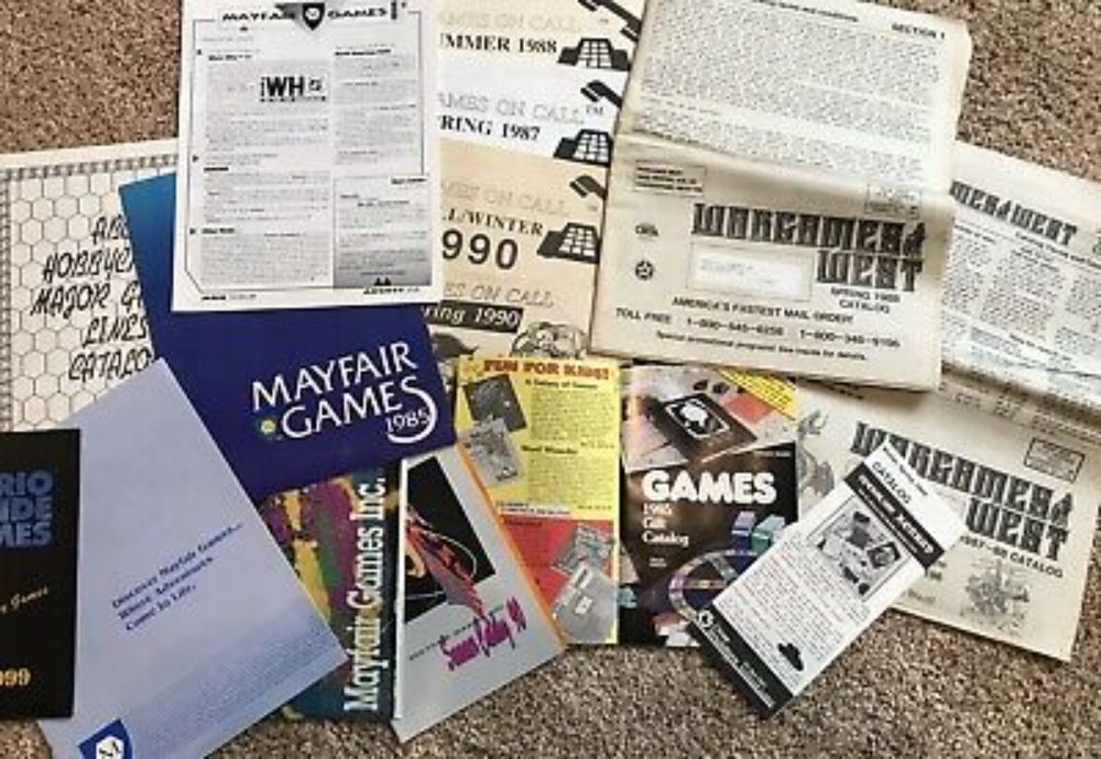 Huge Trove of Miniature and Game Manufacturer and Seller Catalogs: 1980s Forward  | eBay