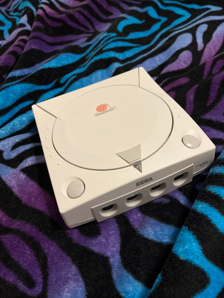 A photo of a Sega Dreamcast