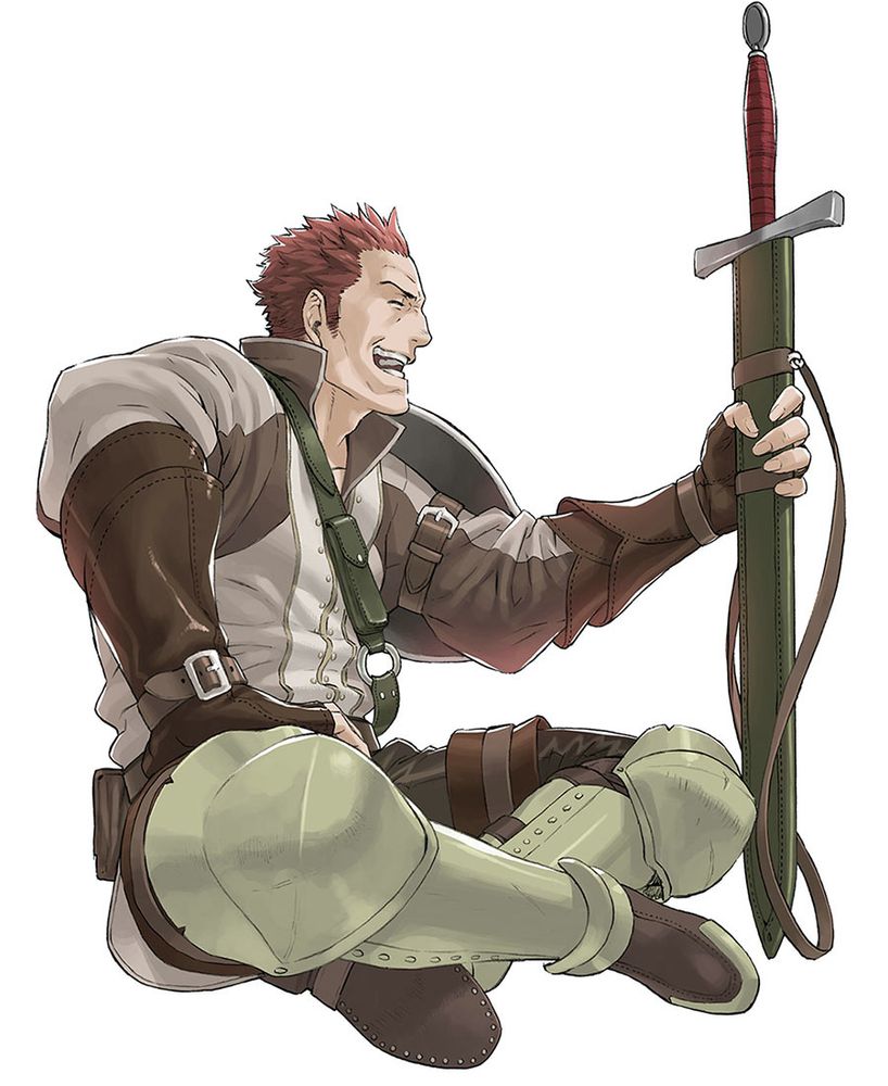 Artwork of the character Gregor from the videogame Fire Emblem Awakening
